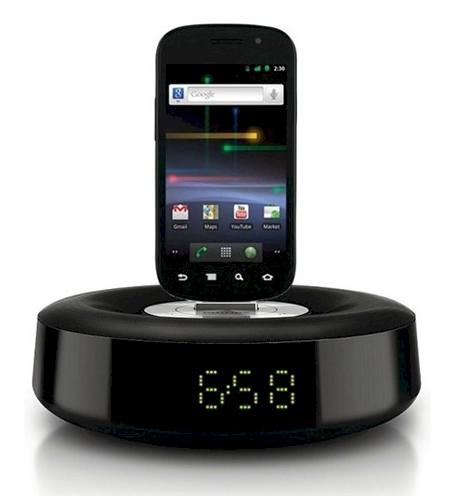 Reloj  Despertador Philips Con Altavoz  Docking Bluetooth  Para Dispositivos Android